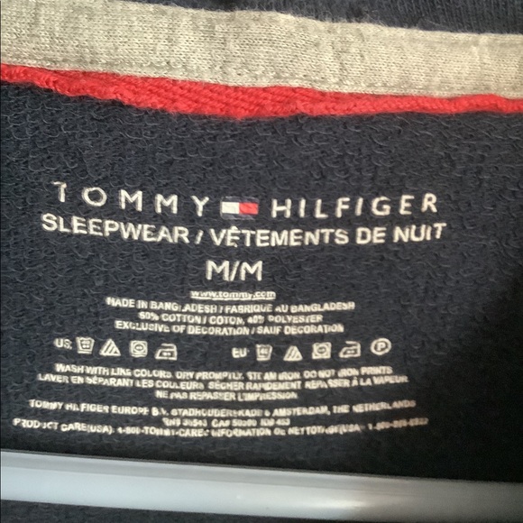 Tommy Hilfiger Sleepwear - Hooded Pullover Sweatshirt - Blue - Youth Size Medium - Picture 3 of 9
